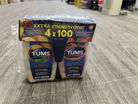 NEW 4 PACK OF TUMS - EXP 2026