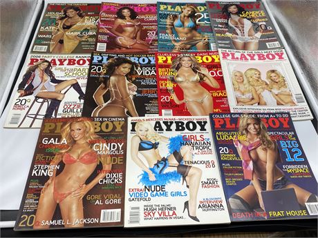 (11) 2006 PLAYBOY MAGS