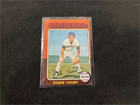ROBIN YOUNT ROOKIE CARD