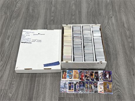 1990-2022 NBA BASKETBALL CARDS 3000 CARDS, 2000+ ROOKIES N INSERTS