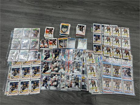 VINTAGE CANUCKS CARDS COLLECTION - BURE, LINDEN + MORE - MANY ROOKIES