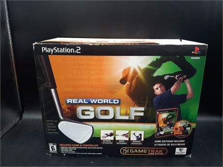 REAL WORLD GOLF - CIB - MINT CONDITION - PS2