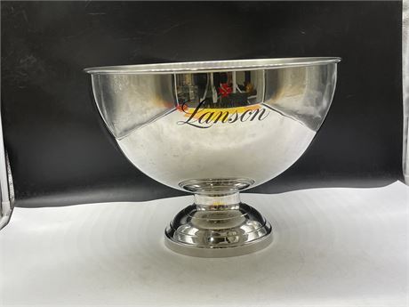 LARGE LANSON CHAMPAGNE FOOTED BOWL (16”x12”)