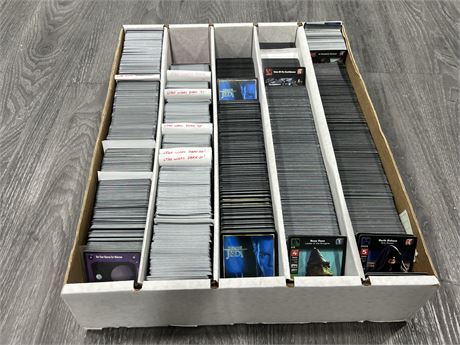 LARGE BOX OF STAR WARS CCG CARDS