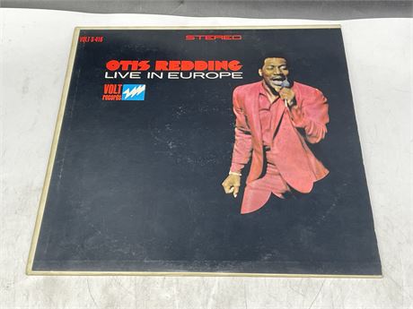 OTIS REDDING EARLY PRESSING - LIVE IN EUROPE - VG+ (SLIGHTLY SCRATCHED)