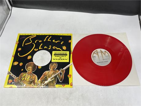 RARE THE BROTHERS JOHNSON - RED VINYL - EXCELLENT (E)