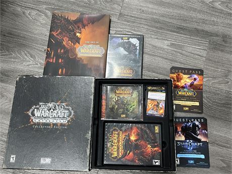 WORLD OF WARCRAFT CATACLYSM COLLECTORS EDITION