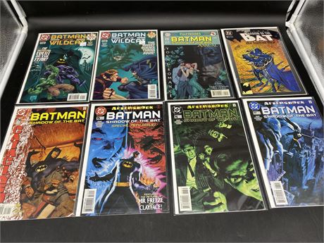 8 BATMAN COMICS