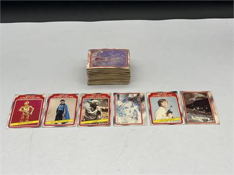 LOT OF 1980 STAR WARS CARDS