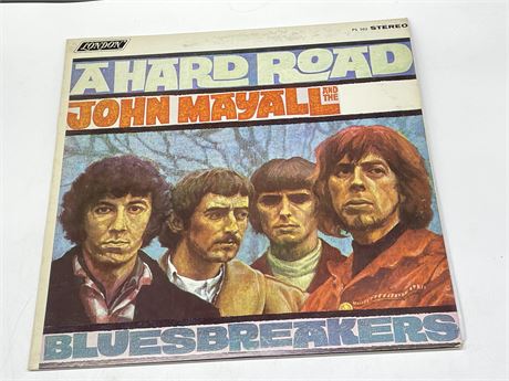 JOHN MAYALL AND THE BLUESBREAKERS EARLY PRESSING - A HARD ROAD - VG+