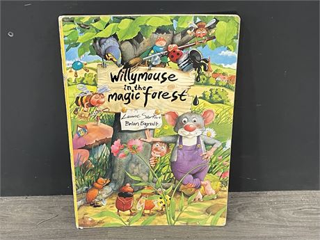 WILLY MOUSE IN THE MAGIC FOREST LARGE BOARD BOOK (16”x24”)