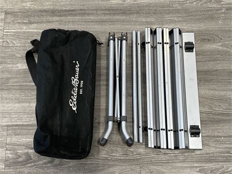 EDDIE BAUER FOLDING TABLE W/CARRYING BAG