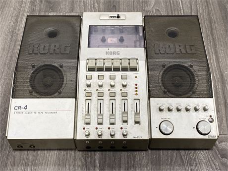 KORG 4 TRACK TAPE RECORDER (AS IS)