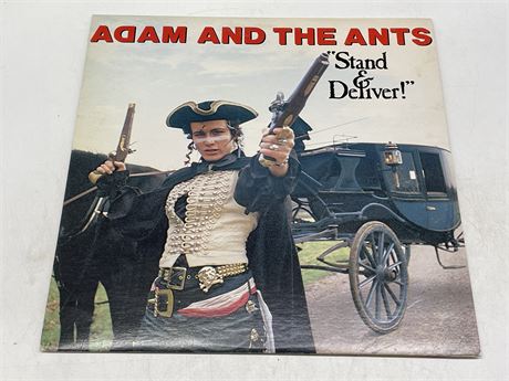 ADAM AND THE ANTS - “STAND & DELIVER” - (E) EXCELLENT CONDITION VINYL