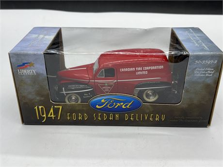 LIMITED EDITION CANADIAN TIRE DIECAST IN BOX - 1947 FORD SEDAN