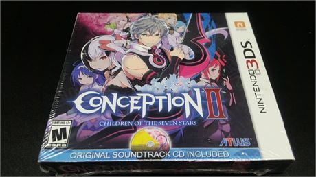 BRAND NEW - CONCEPTION 2 CHILDREN OF SEVEN STARS WITH SOUNDTRACK (3DS)