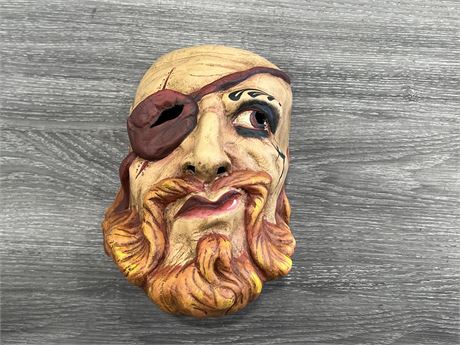 VENETIAN PIRATE MASK - HAND CRAFTED IN ITALY - 9” LONG