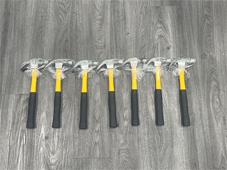 7 BRAND NEW HAMMERS