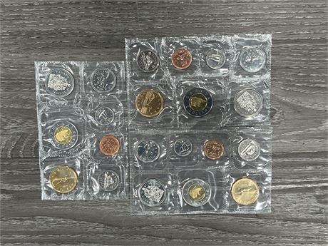 3 ROYAL CANADIAN MINT UNCIRCULATED COIN SETS - 97/98/99