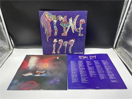 PRINCE - 1999 2 LP’S W/ ORIGINAL INNER SLEEVE - EXCELLENT (E)
