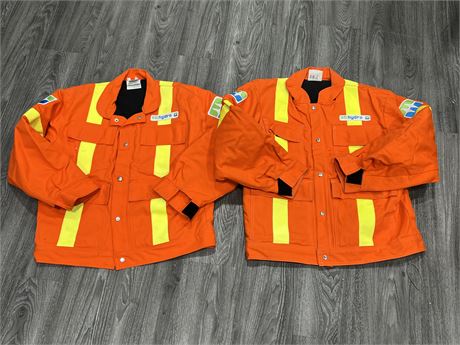 2 BC HYDRO FLAME RESISTANT HIGH VIS JACKETS