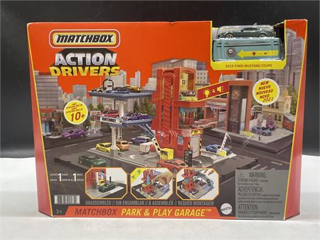 SEALED MATCHBOX ACTION DRIVERS PARK PLAY GARAGE