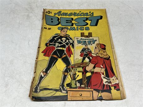 AMERICAS BEST COMICS #27 - PARTIALLY DETACHED COVER