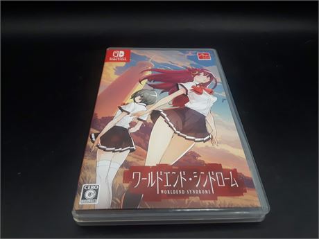 WORLD END SYNDROME - EXCELLENT CONDITION - SWITCH