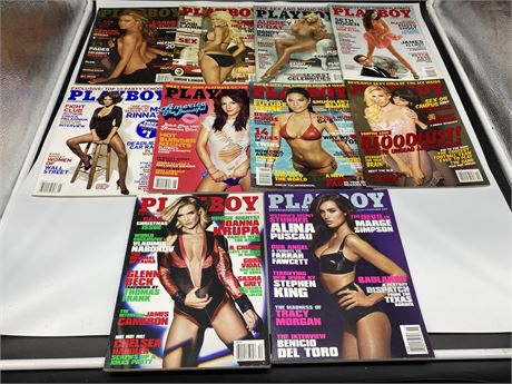 (10) 2009 PLAYBOY MAGS