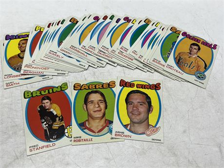 (45) 1971/72 TOPPS NHL CARDS - EXCELLENT CONDITION