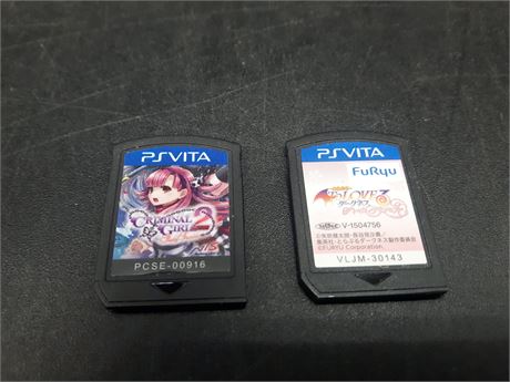 COLLECTION OF PS VITA GAMES - VERY GOOD CONDITION