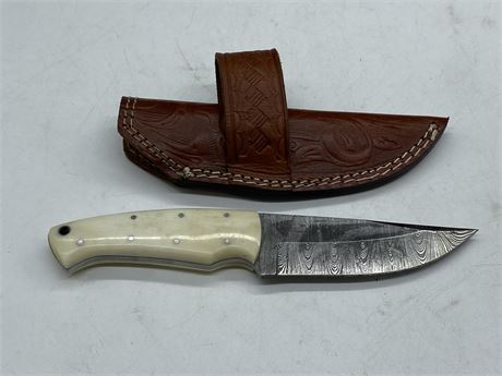 BESKAR STEEL KNIFE W/SHEATH (4.5” BLADE)