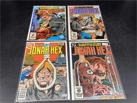 4 JONAH HEX COMICS