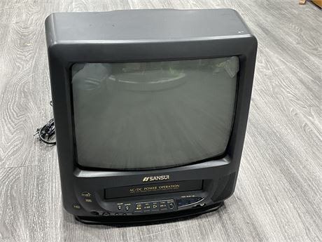 14” SANSUI CRT TV/VCR COMBO