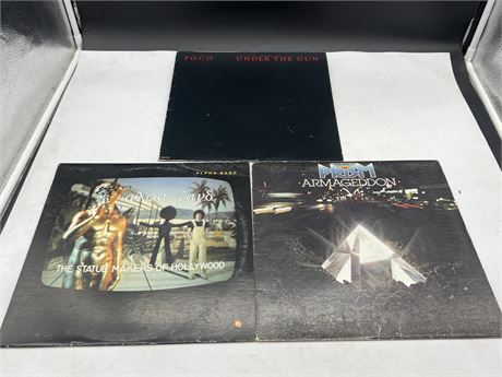 3 MISC RECORDS - VG (Slightly scratched)