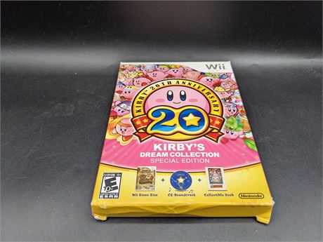 KIRBY'S DREAM COLLECTON - SPECIAL EDITION - VERY GOOD CONDITION - WII
