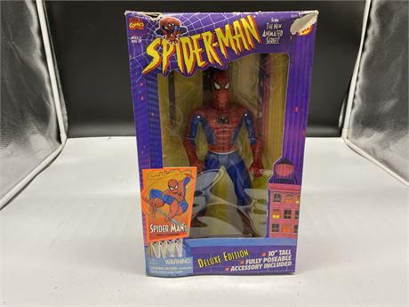 LARGE SPIDER-MAN FIGURE IN BOX 10” TALL #47711 (1996)