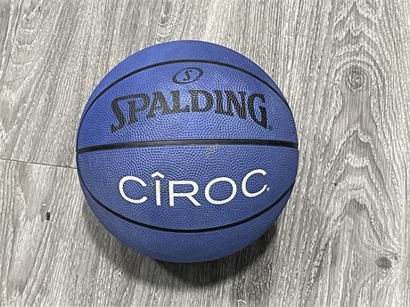 SPALDING CIROC BASKETBALL FROM RAPTOR GAME CONTEST