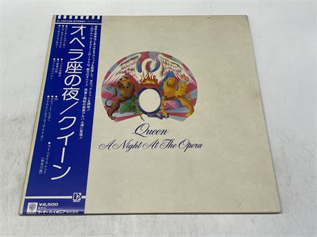 QUEEN JAPANESE PRESS - A NIGHT AT THE OPERA - EXCELLENT (E)
