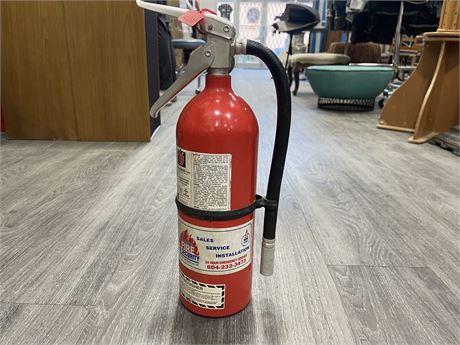 FULLY CHARGED STRIKE FIRST 7LB FIRE EXTINGUISHER