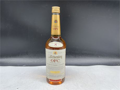 SEALED 750ML SCHENLEY OFC CANADIAN WHISKEY