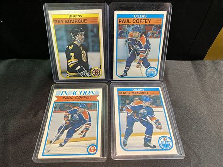 4 - 82’ NHL CARDS