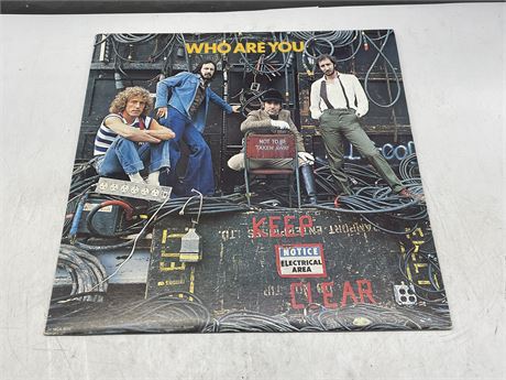 THE WHO - WHO ARE YOU - VG+