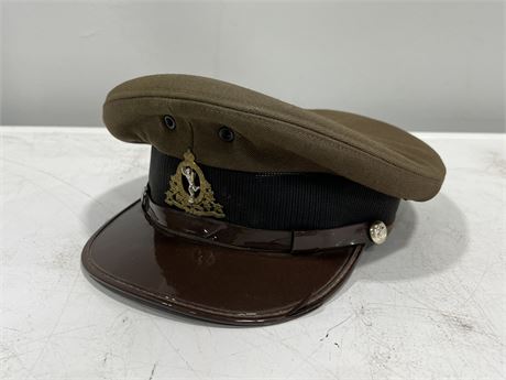 WW2 ROYAL CANADIAN CORPS OF SIGNALS UNIFORM HAT W/BADGE