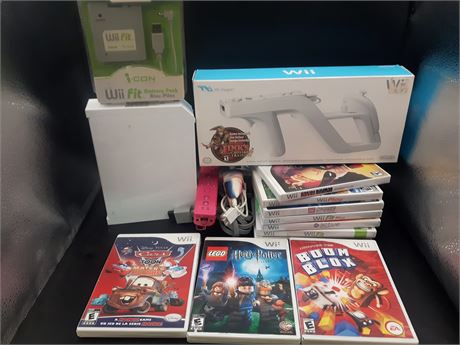 WII CONSOLE WITH GAMES