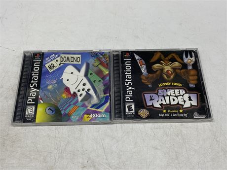 2 MISC PS1 GAMES