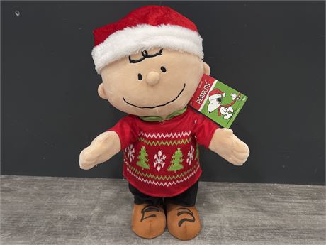 NEW WITH TAGS CHARLIE BROWN FIGURE - 20” TALL