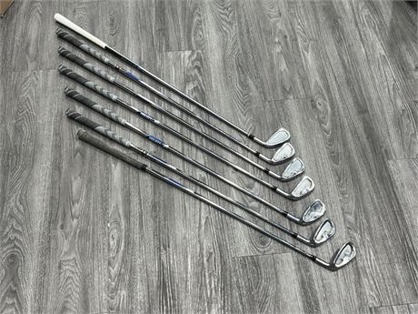 HIGH END HIRU MATSUMOTO JAPANESE GOLF CLUBS - 7 RIGHT HANDED IRONS