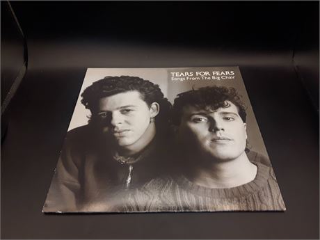TEARS FOR FEARS - SONGS FROM THE BIG CHAIR (VG) VERY GOOD CONDITION - VINYL