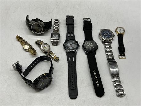 9 MISC WATCHES